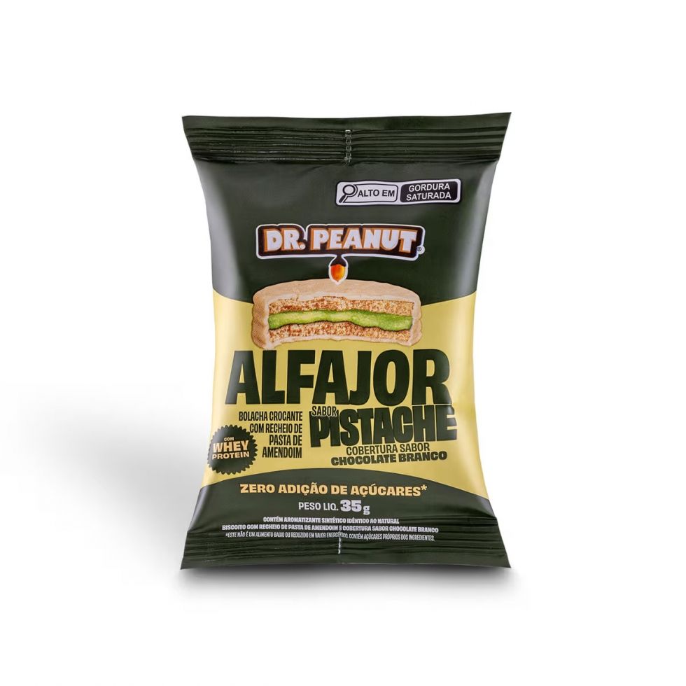 Alfajor Dr. Peanut de 35 g na embalagem individual