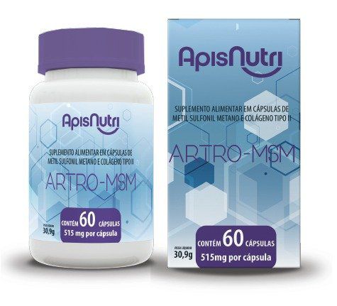Artro - MSM 515mg (60 caps) - Apisnutri