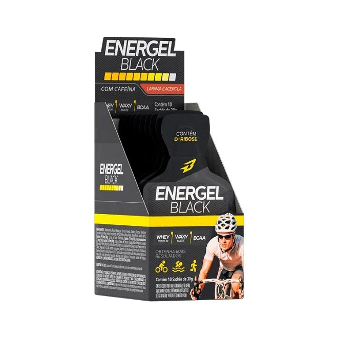 Energel Black Caixa com 10 Sachês (300g) - Body Action