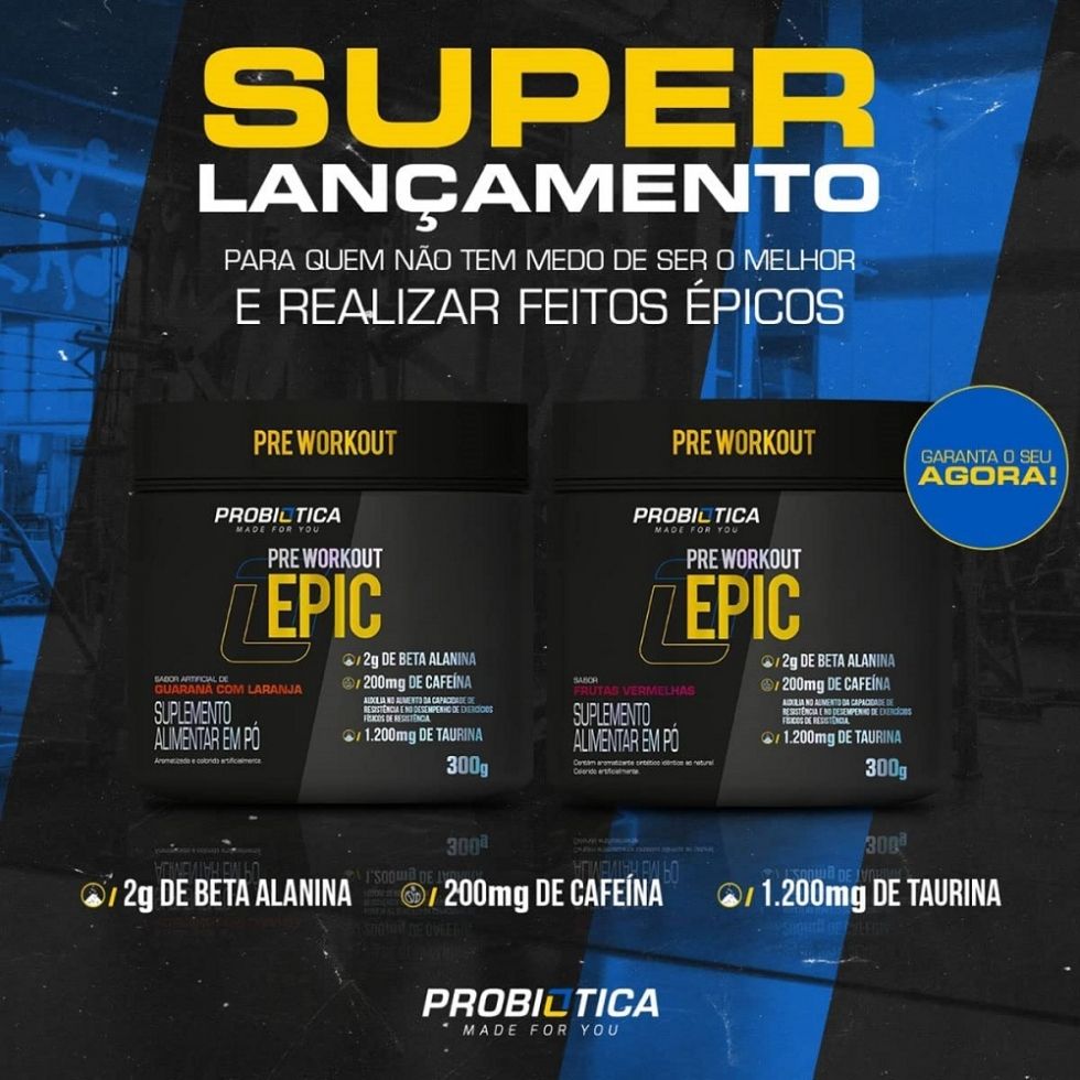 Epic Pre Workout (300g) - Probiótica