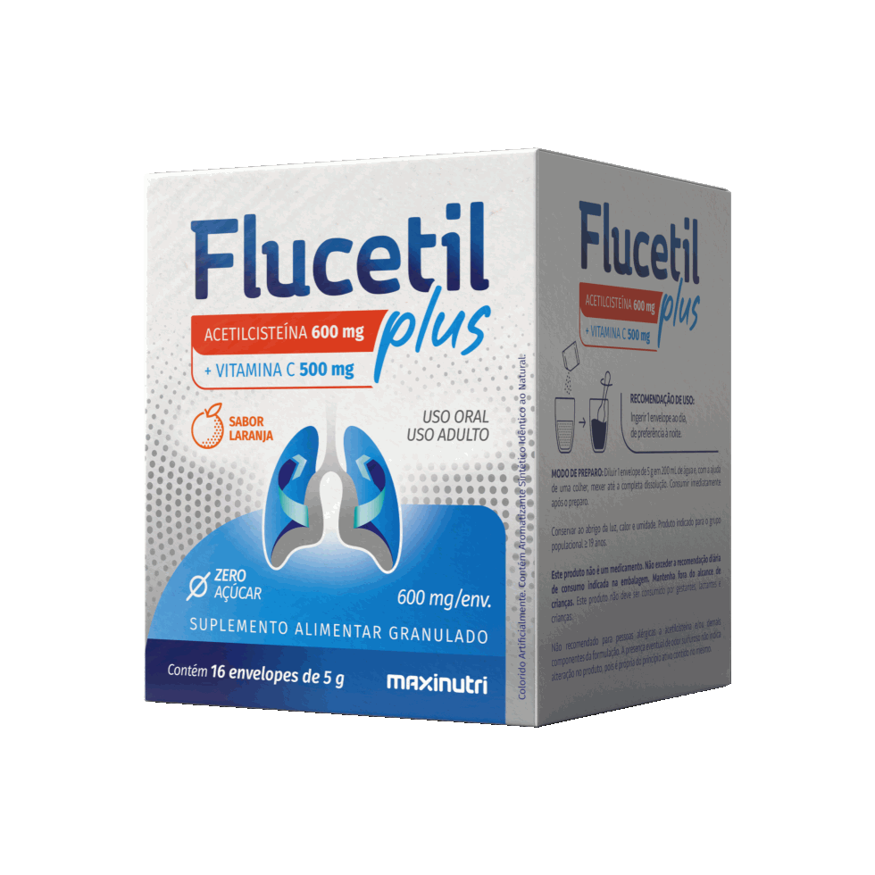 Flucetil (16 envelopes de 5g) - MaxiNutri