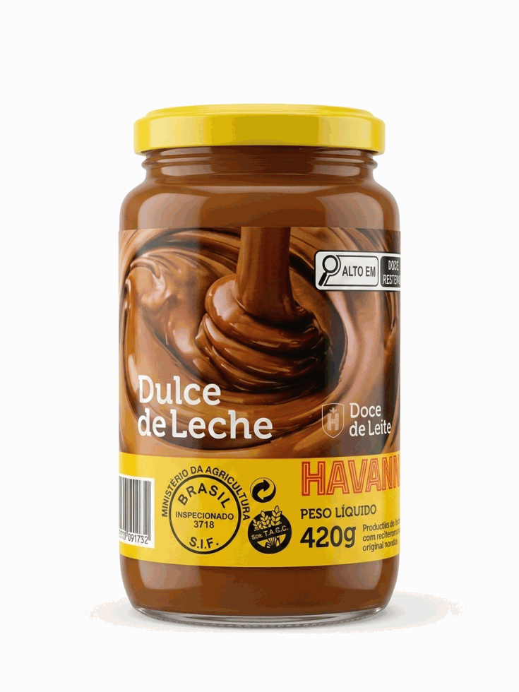 Pote de 420 g de Doce de Leite Havanna