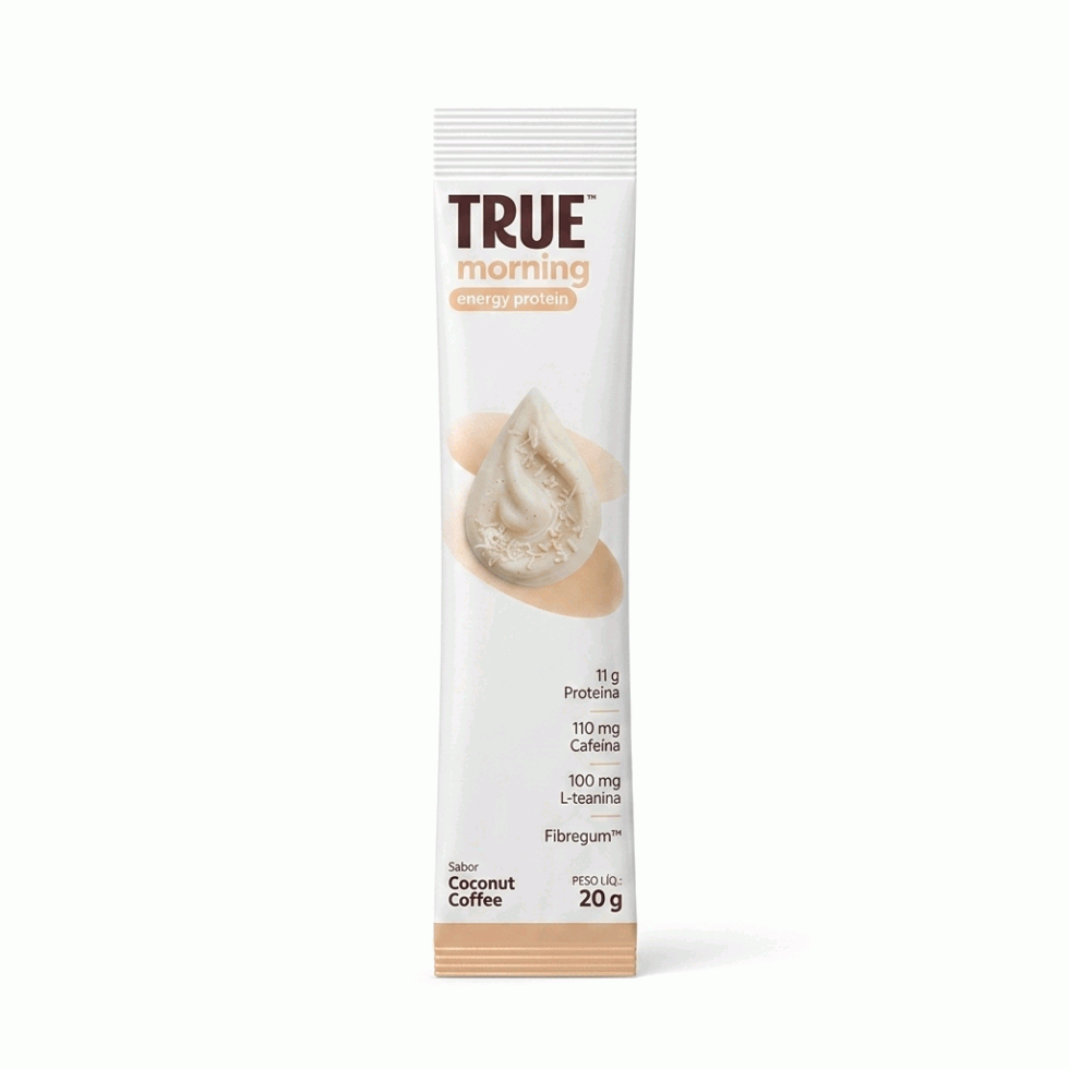 Sachê individual de 20 g do True Morning Energy da True Source