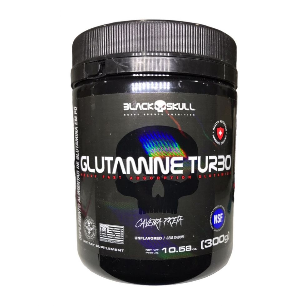Glutamine Turbo (300g) - Black Skull