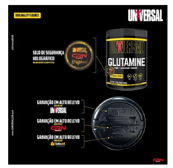 Glutamine (300g) - Universal Nutrition