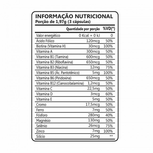 Hair Skin e Nails Men (90 caps) - MaxiNutri