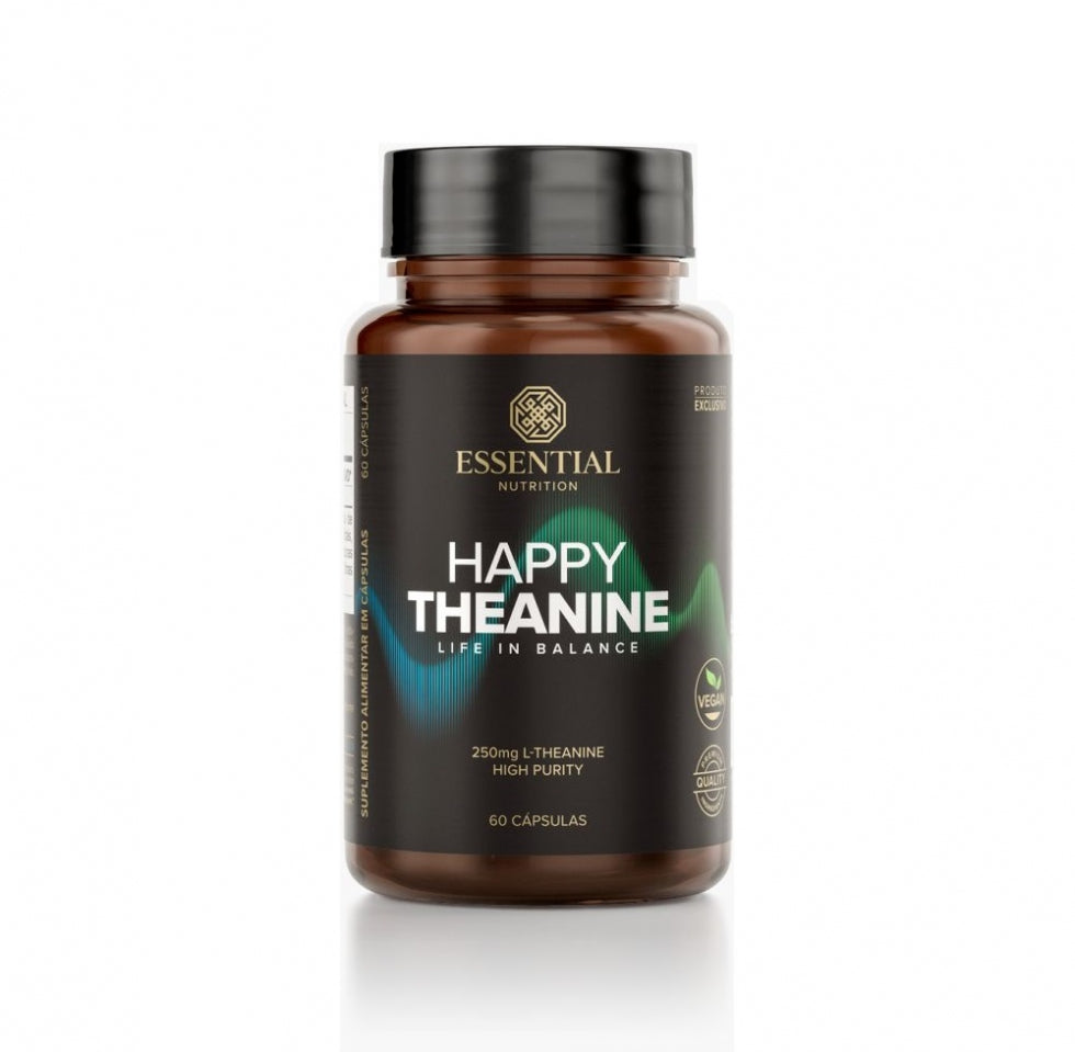 Happy Theanine 250mg (60 caps) - Essential Nutrition