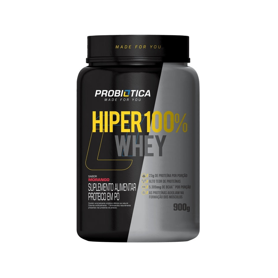 Hiper 100% Whey Pote (900g) - Probiótica