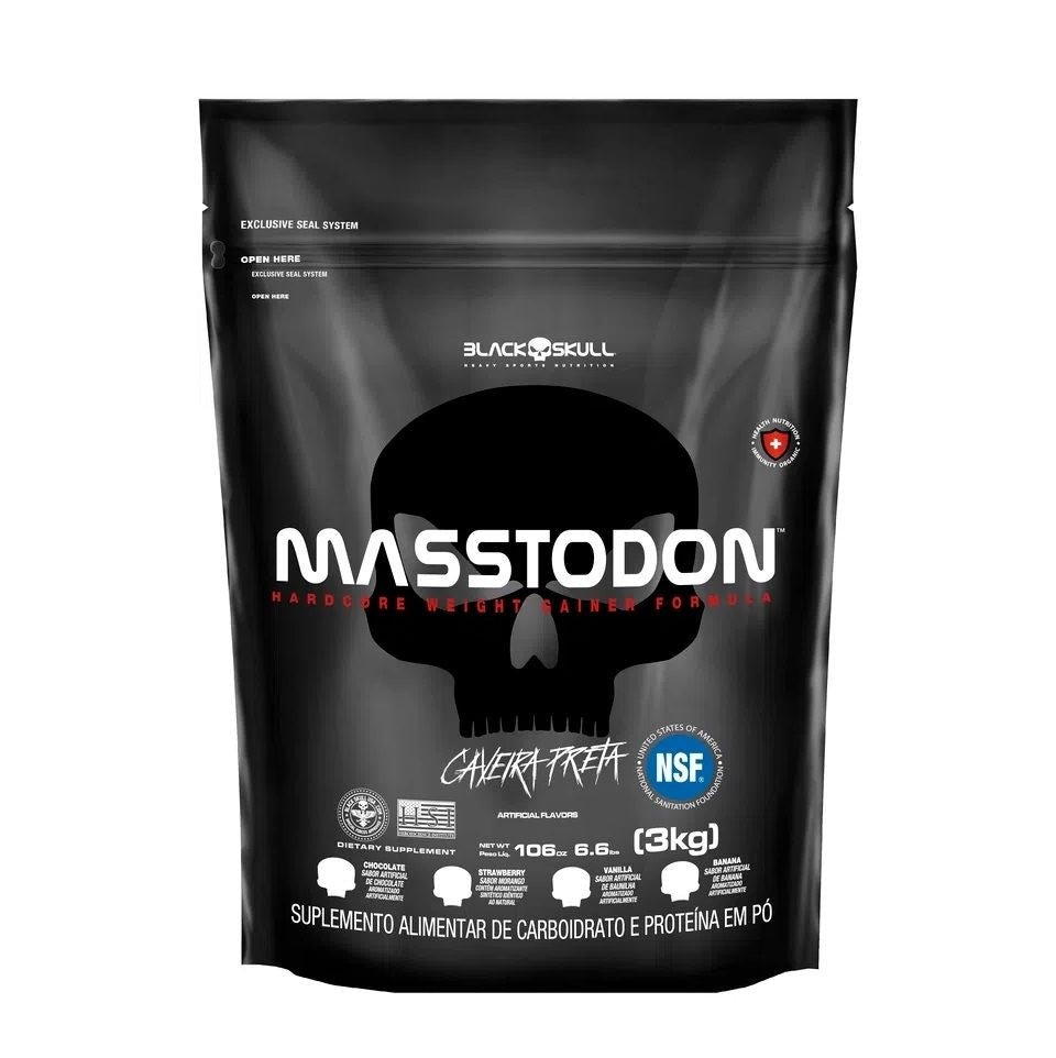 Masstodon Refil (3kg) - Black Skull