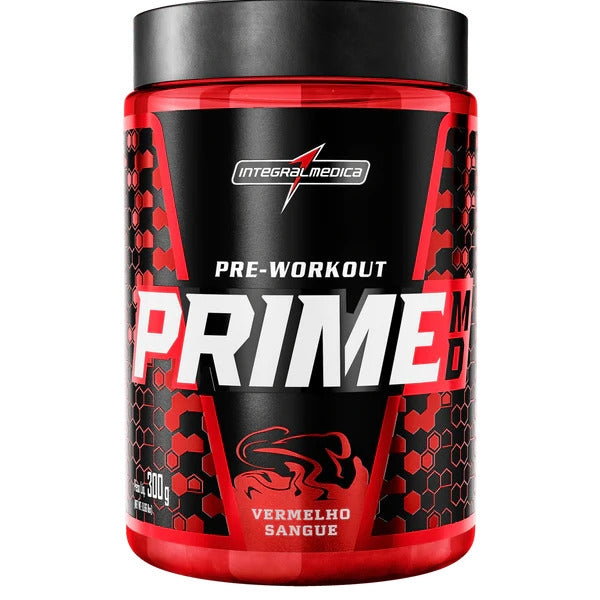 Pote de 300 g do Pré-Treino Prime MD da Integralmédica