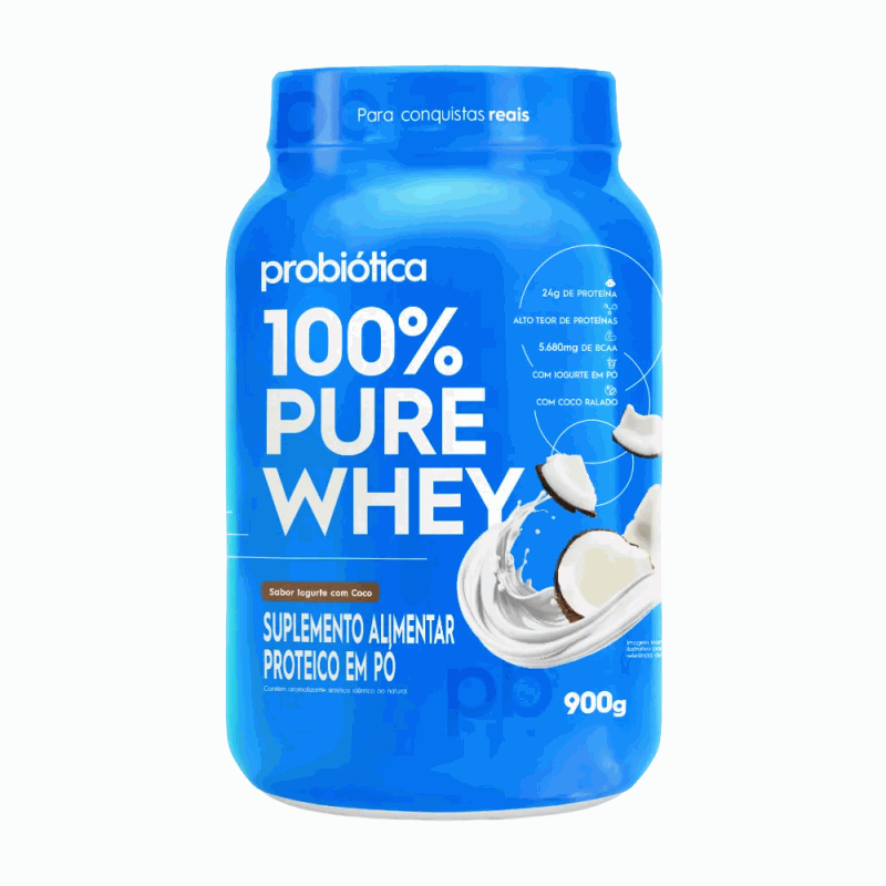 100% Pure Whey 900g - Probiótica