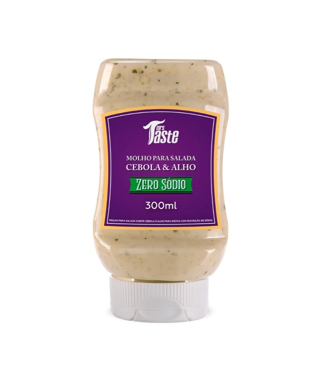 Molho Baixo Sódio e Baixa Caloria - Sabores - Mrs Taste