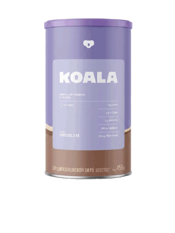 Pote de Koala Sleep sabor chocolate de 456 g