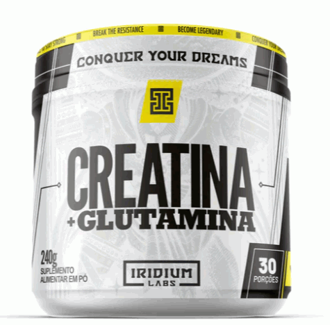 Creatina + Glutamina (240g) - Iridium Labs