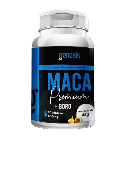 Super Maca Peruana + Boro Premium em Cápsulas - Original - (90 caps) 500mg - Gênesis