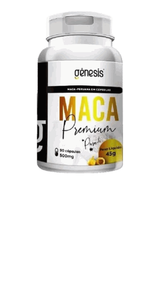 Super Maca Peruana Original (Materia Prima Importada) - 90 (caps)  - 500mg - Gênesis