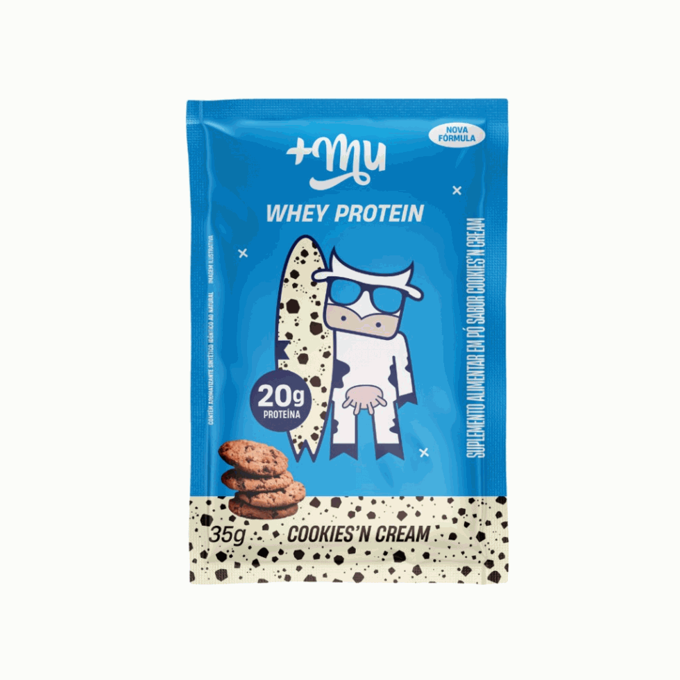 Whey Protein +Mu Sachê (35g) - Mais Mu