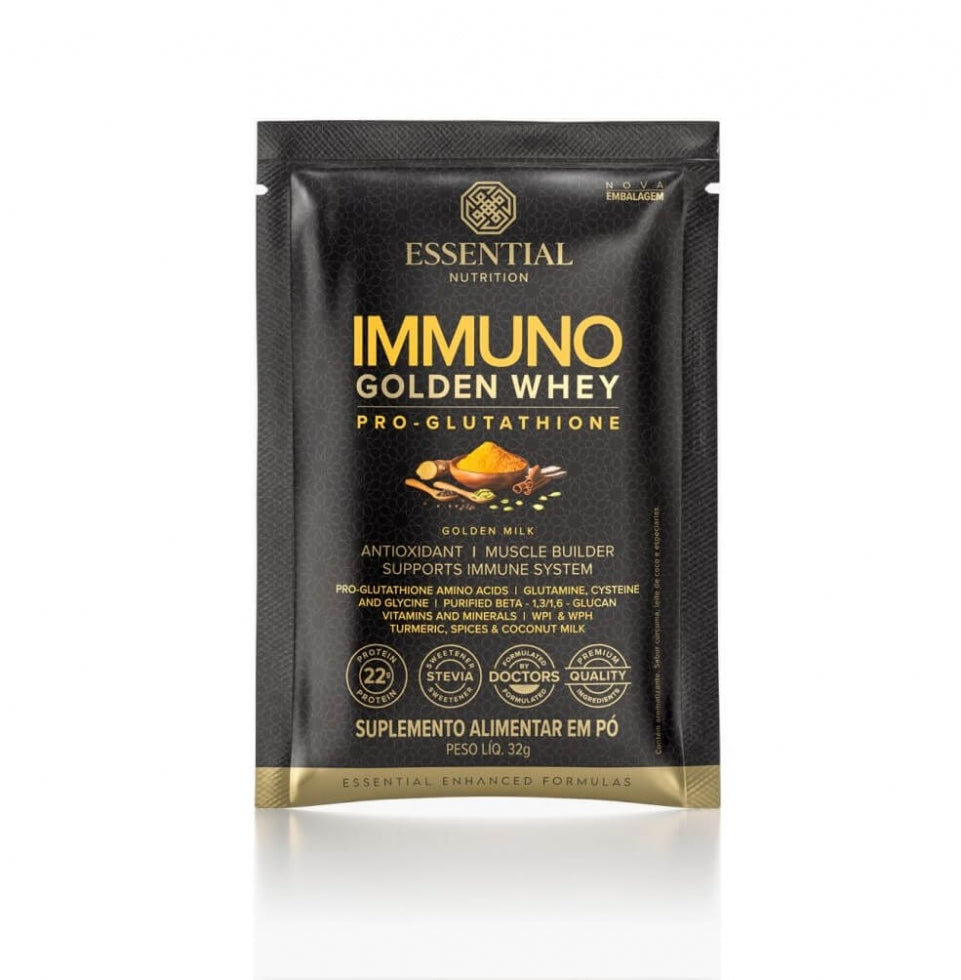 Immuno Golden Whey Pro-Glutathione Sachê (32g) - Essential Nutrition