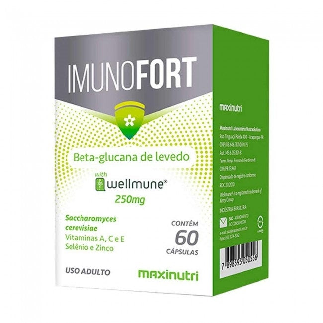 Imunofort Wellmune Vitaminas 250mg (60 caps) - MaxiNutri