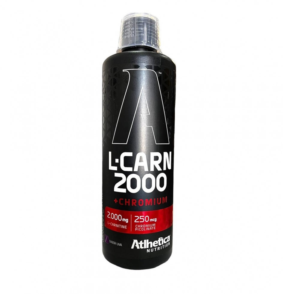 L-Carn 2000 + Chromium (480ml) - Atlhetica Nutrition