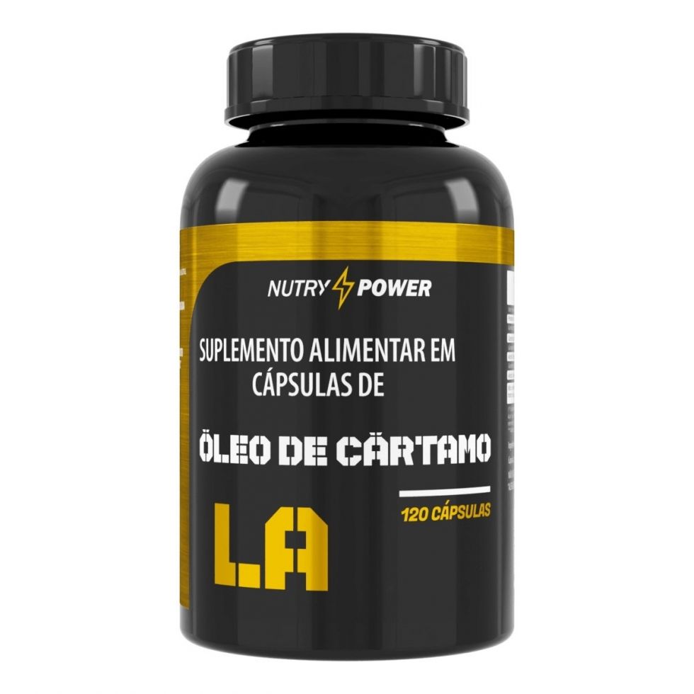 L.A. Óleo de Cártamo 1000mg (120 Caps) - Nutry Power