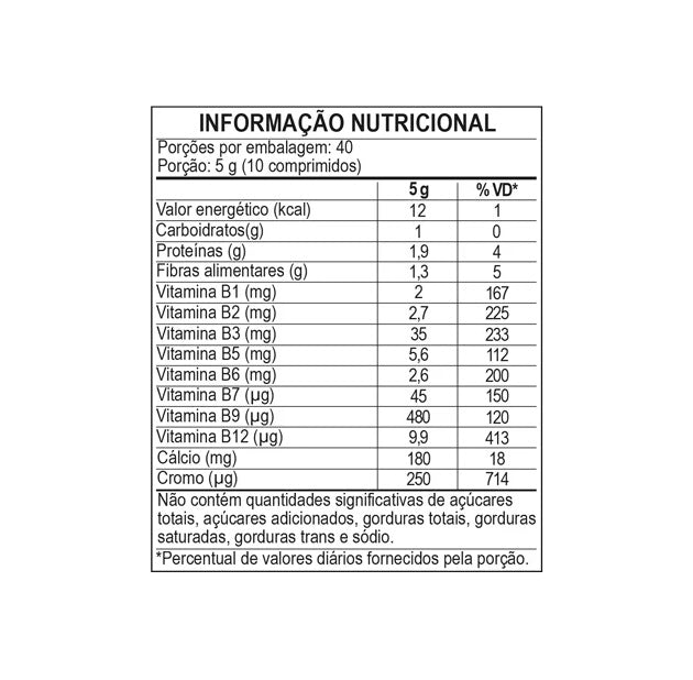 Levedo Complex 500mg (400 comp) - Apisnutri