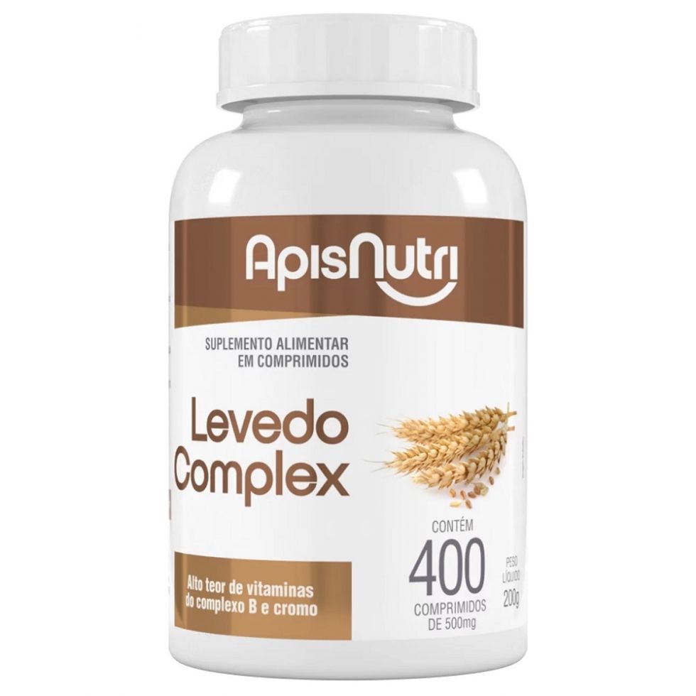 Levedo Complex 500mg (400 comp) - Apisnutri