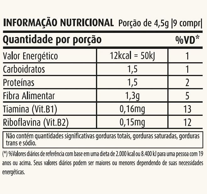 Levedo de Cerveja 500mg (400 comprimidos) - Apisnutri