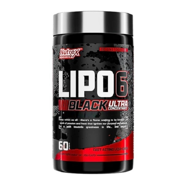 Lipo 6 Black Ultra Concentrade (60 caps) - Nutrex Research