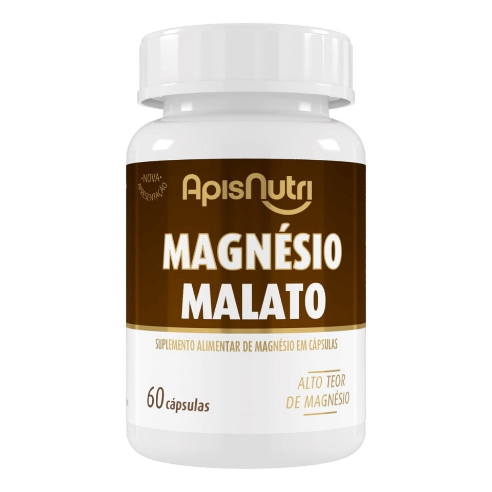 Magnésio Malato (60 caps) - Apisnutri