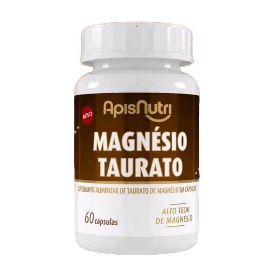 Magnésio Taurato (60 caps) - Apisnutri