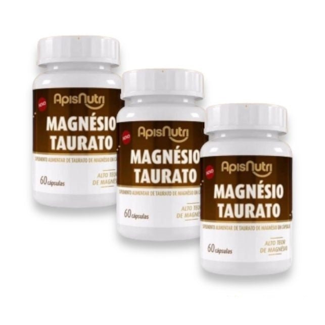 Magnésio Taurato (60 caps) - Apisnutri