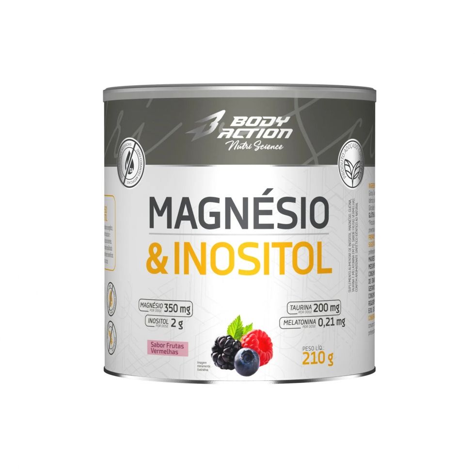Magnésio & Inositol (210g) - Body Action