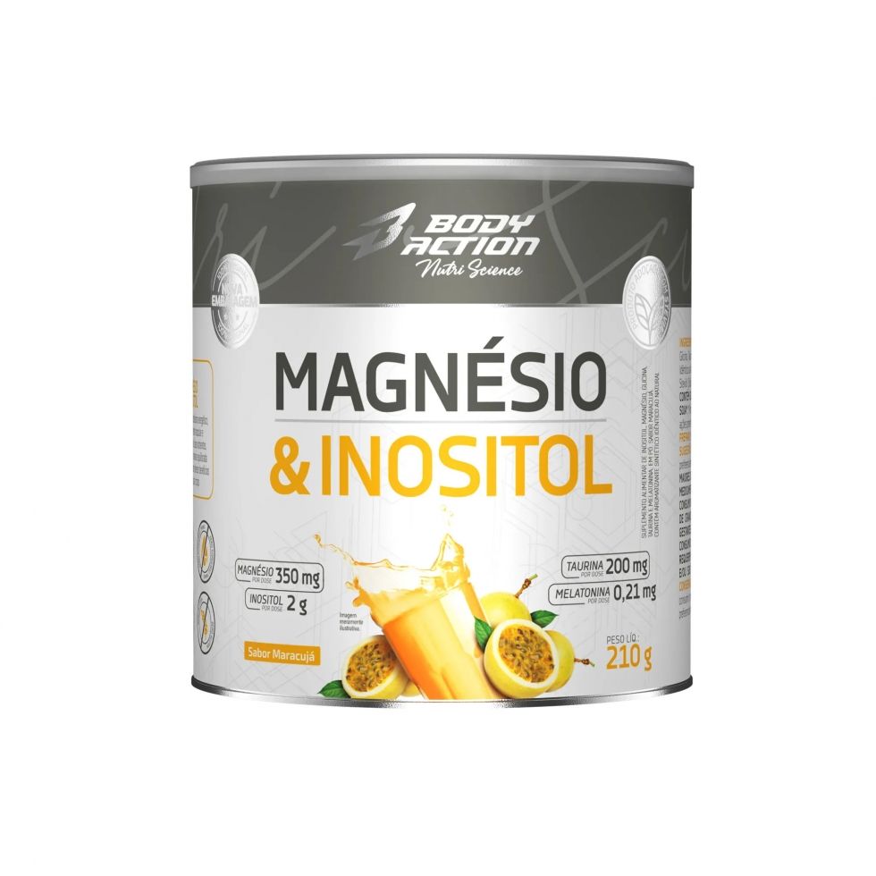 Magnésio & Inositol (210g) - Body Action