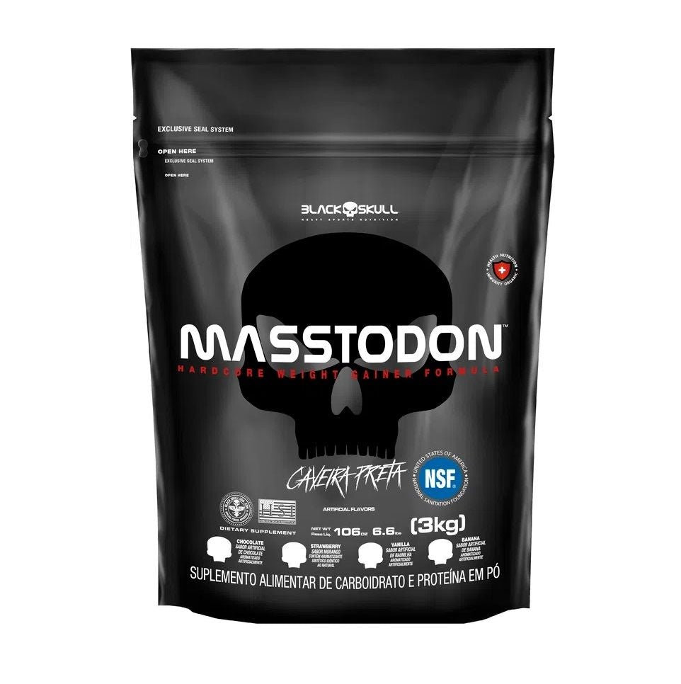 Masstodon Refil (3kg) - Black Skull