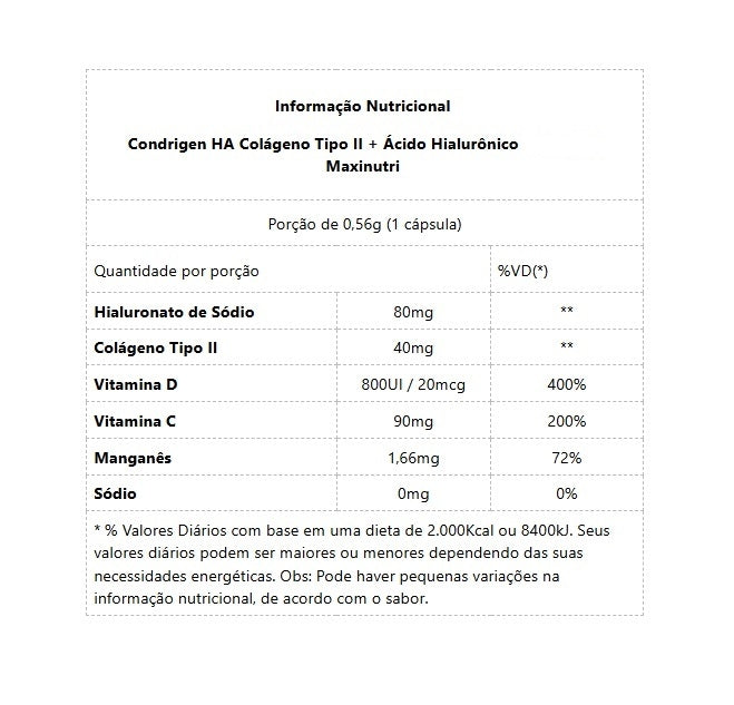 Condrigen Ultra Colágeno Tipo II + MDK (30 caps) - MaxiNutri