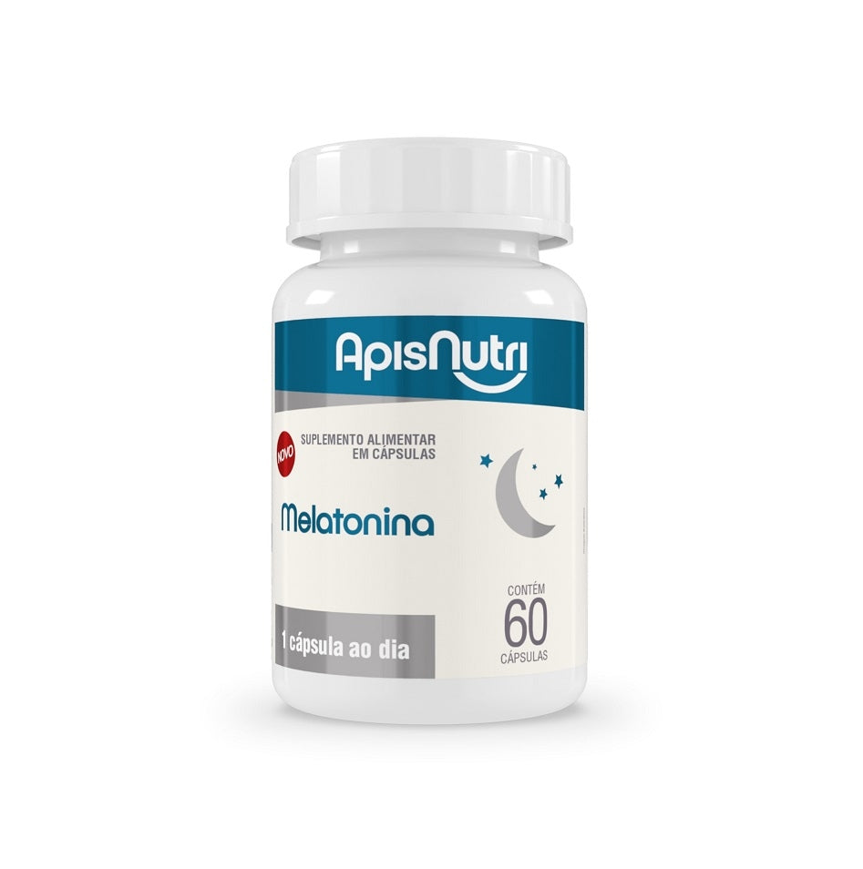 Melatonina (60 caps) - Apisnutri
