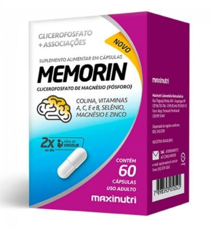 Memorin (60 caps) - MaxiNutri