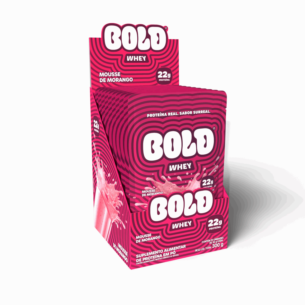 Bold Whey Display (10 unid de 30g) - Bold