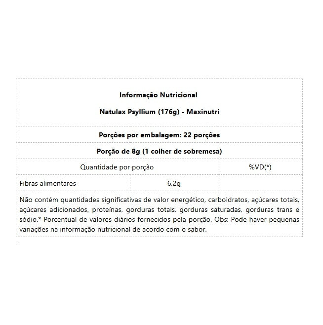 Natulax Psyllium (176g) - MaxiNutri