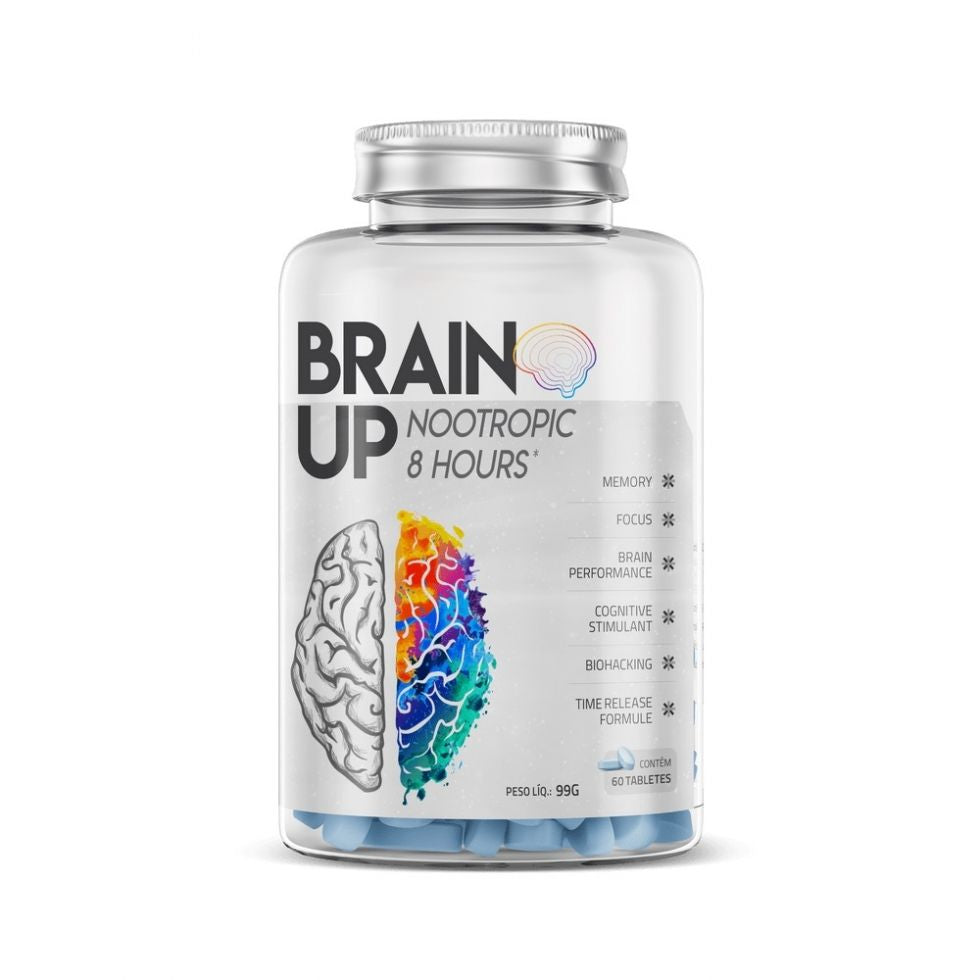 Brain Up 8 Hours Nootrópico (60 tabs) - True Source