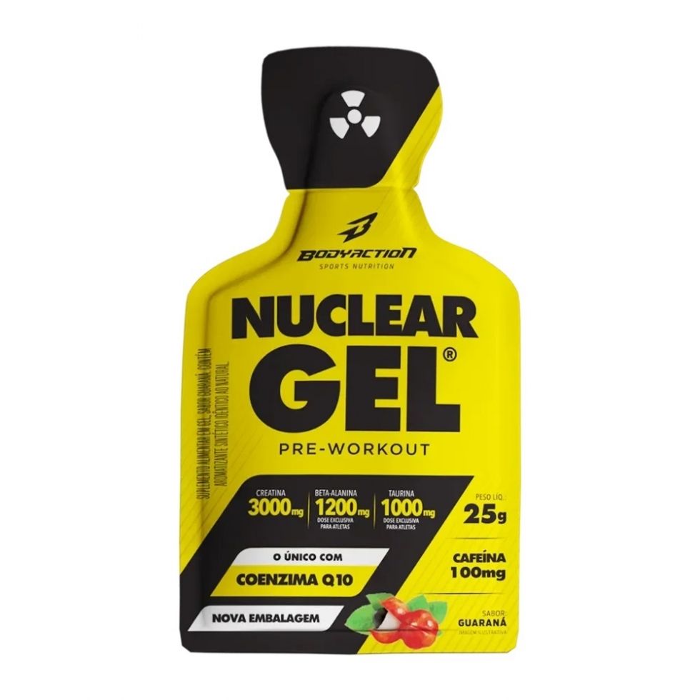 Nuclear Rush Gel Sachê (25g) - Body Action