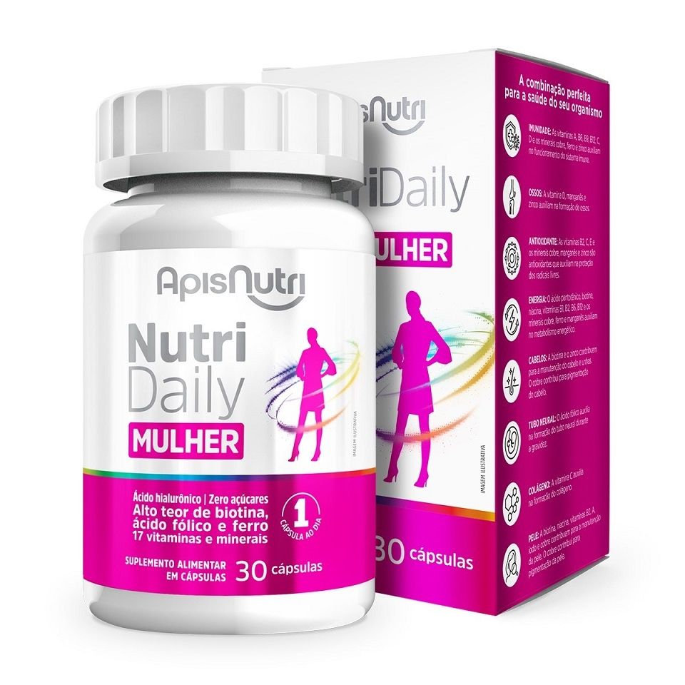 Nutri Daily Mulher (30 caps) - Apisnutri