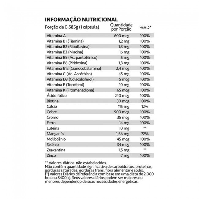 Nutricaps Sênior (60 caps) - MaxiNutri