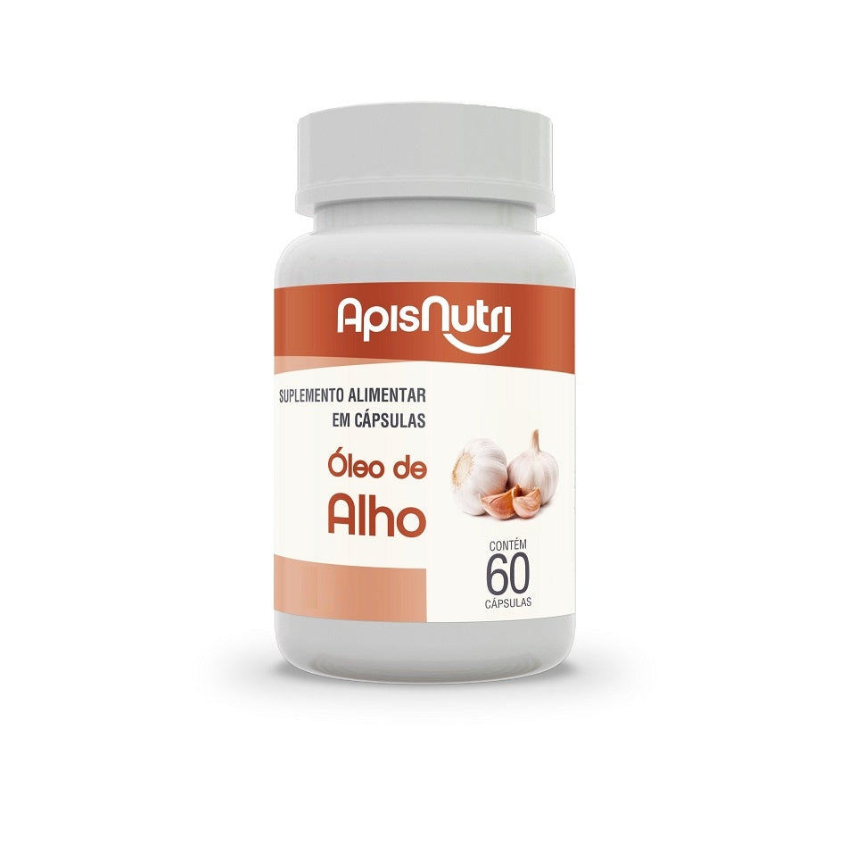 Óleo de Alho 380mg (60 caps) - Apisnutri