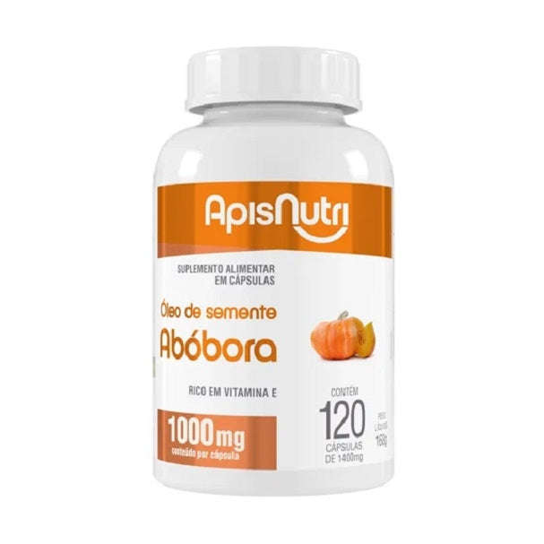 Óleo de Semente de Abóbora 1000mg (120 caps) - Apisnutri