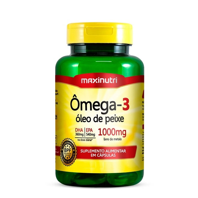 Ômega 3 1000mg (120 caps) - MaxiNutri