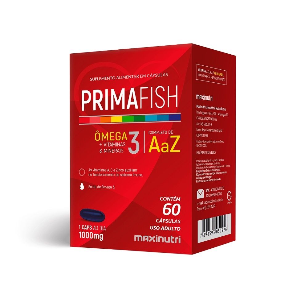 Prima Fish 1000mg (60 caps) - MaxiNutri