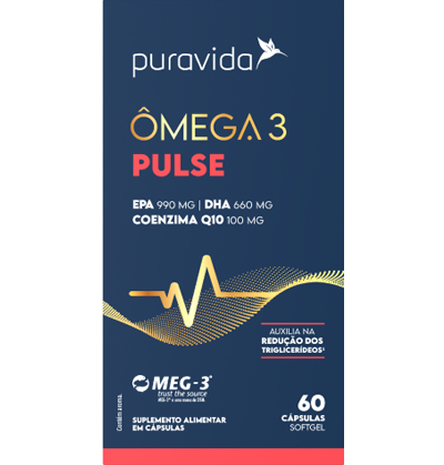 Ômega 3 Pulse (60 caps) - Puravida