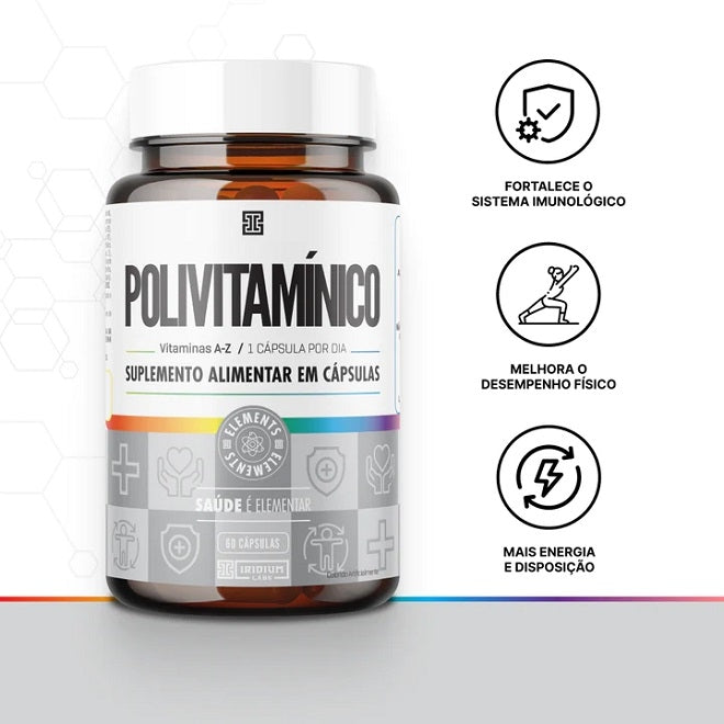 Polivitamínico 100% IDR (60 caps) - Iridium Labs